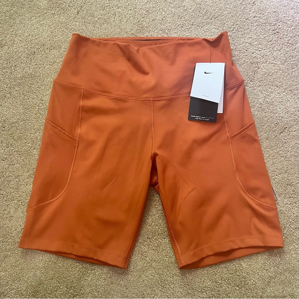 Nike Women’s Dri-Fit High Rise Shorts Athletic Gym Sporty